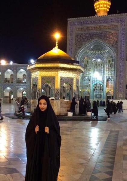 ژست عکس زیارتی