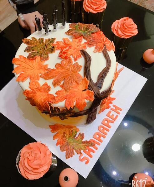 عکس کیک پاییزی