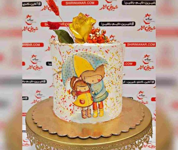 عکس کیک پاییزی