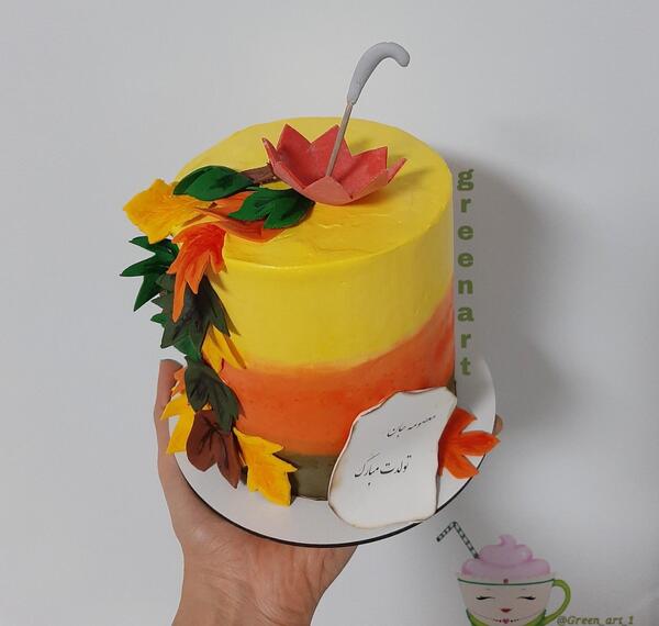 عکس کیک پاییزی