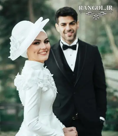 ژست عکس عروس داماد در محضر