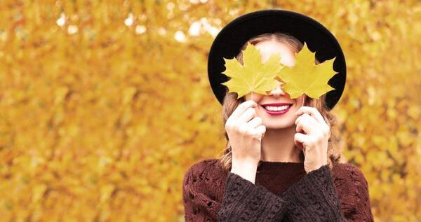 ژست عکس پاییزی بدون چهره