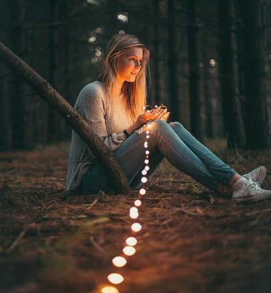 ژست عکس تولد تو فضای باز