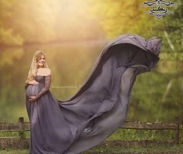 ژست عکس حاملگی با همسر