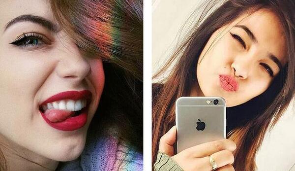 ژست عکس سلفی جدید