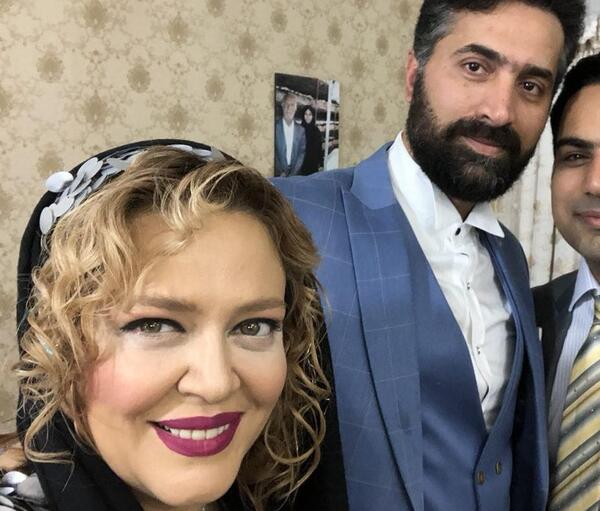 عکس بهاره رهنما با همسرش
