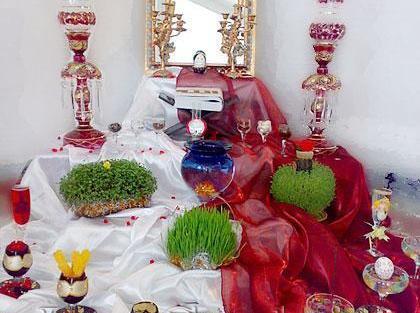 عکس هایی از مدل میوه آرایی سفره هفت سین عید