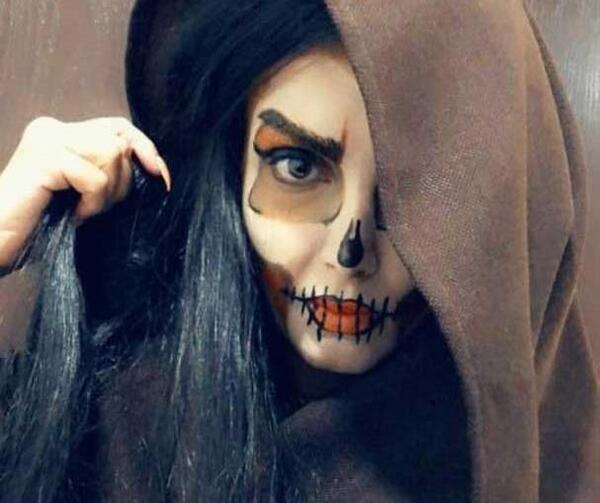 عکس میکاپ هالووین