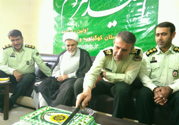 عکس کیک هفته نیروی انتظامی