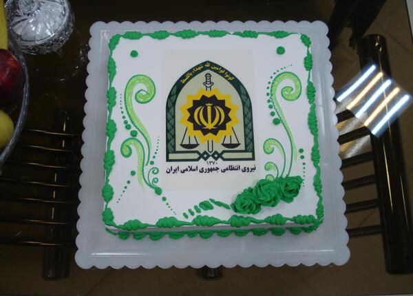 عکس کیک هفته نیروی انتظامی