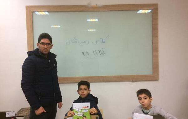 عکس کلاس رفع اشکال قلم چی
