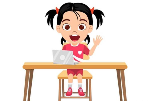 عکس کلاس آنلاین کارتونی