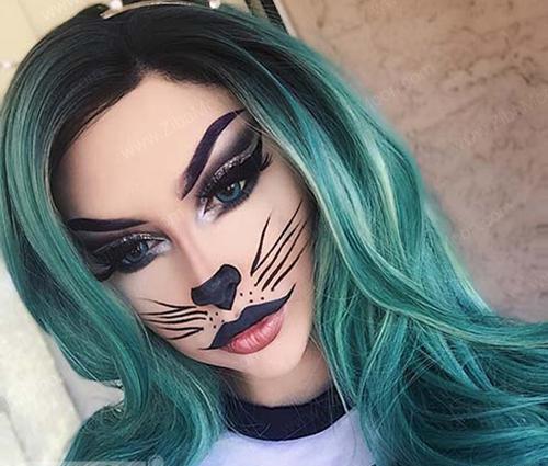 عکس نقاشی صورت شکل گربه