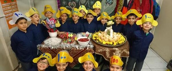 عکس جشن صد کلاس دوم