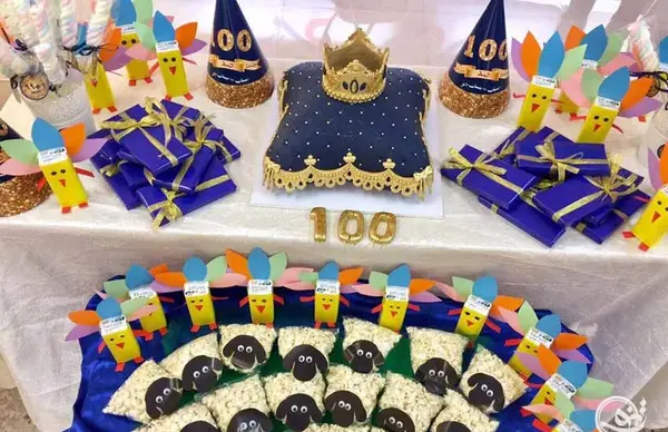 عکس جشن صد کلاس دوم
