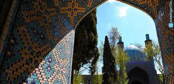 عکس مدرسه چهارباغ اصفهان