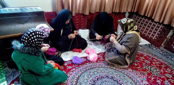 عکس کلاس بافتنی