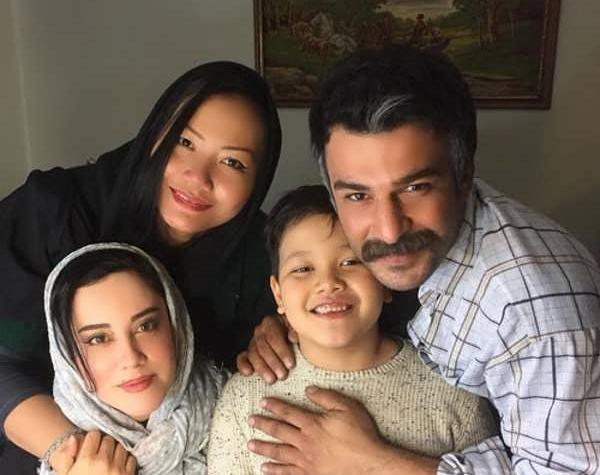 عکسهای آشا محرابی و پدرش
