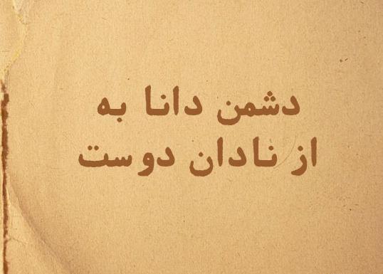 عکس پروفایل دوست نادان