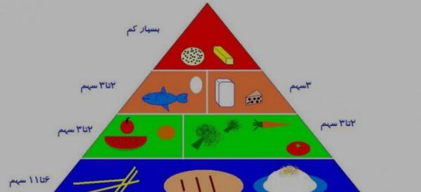 عکس هرم غذایی کلاس هفتم