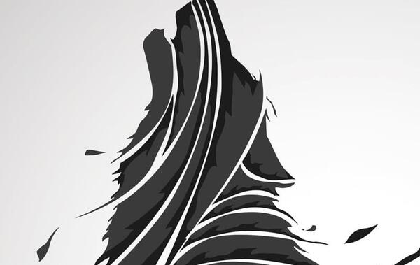 عکس لایه باز گرگ