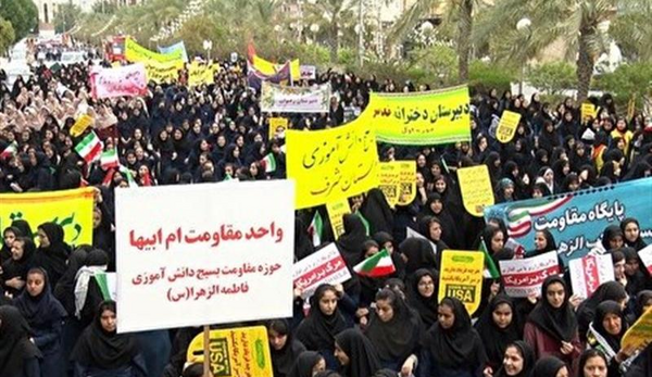 عکس روز دانش آموز راهپیمایی