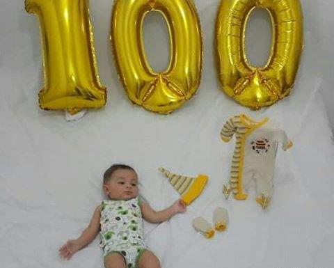 ایده عکس 100 روزگی
