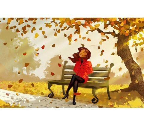 عکس پاییزی دخترانه عروسکی