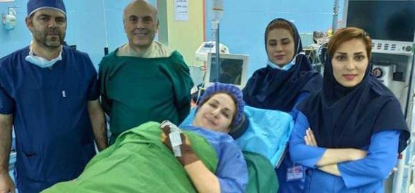 عکس فاطمه گودرزی قبل و بعد عمل