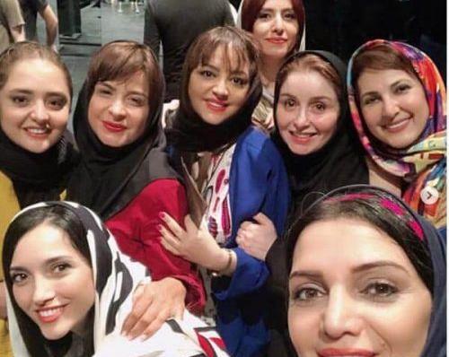 عکس از الهام پاوه نژاد و همسرش