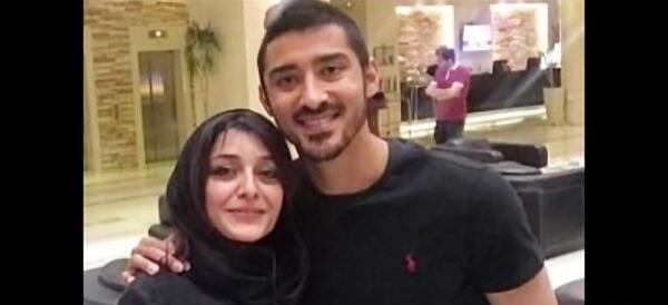 عکس ساره بیات بغل قوچان نژاد