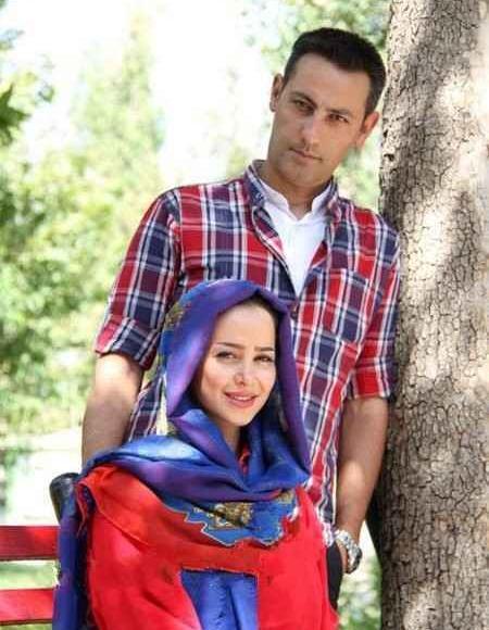 عکس الناز حبیبی وهمسرش وفرزندش