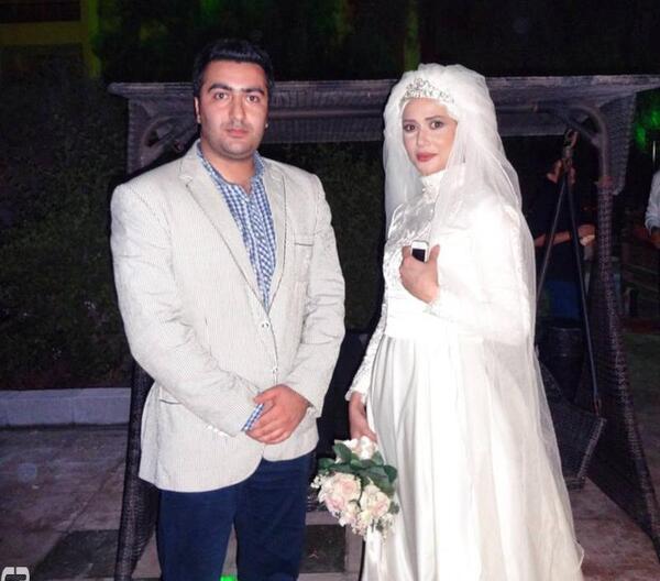 عکس پریناز ایزدیار به همراه همسرش