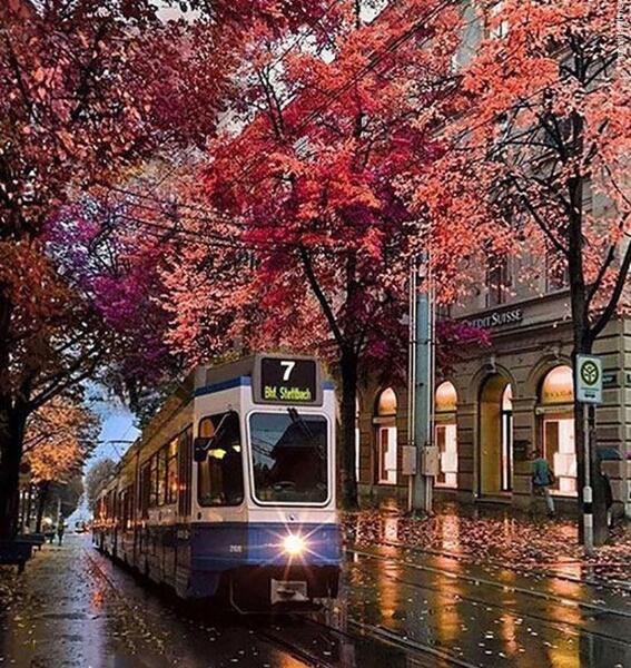 عکس پاییز سوئیس