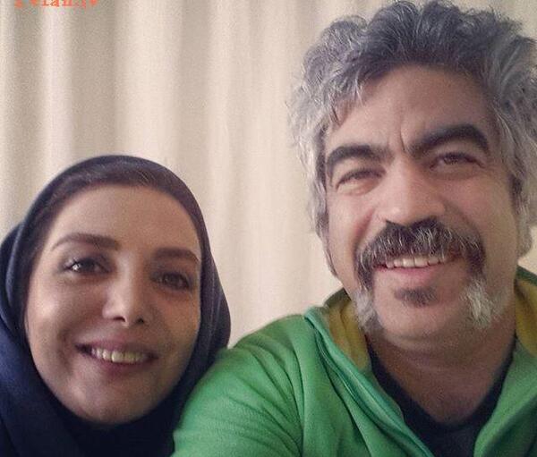 عکس سروش صحت و همسرش