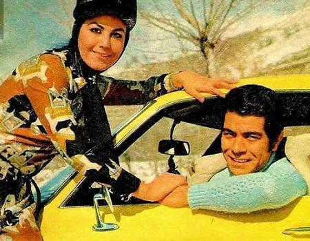 عکس پوری بنایی با همسرش