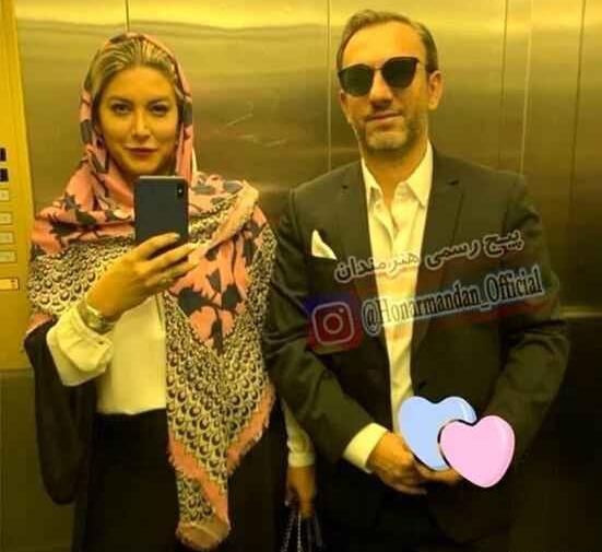 عکس از فریبا نادری و مسعود رسام