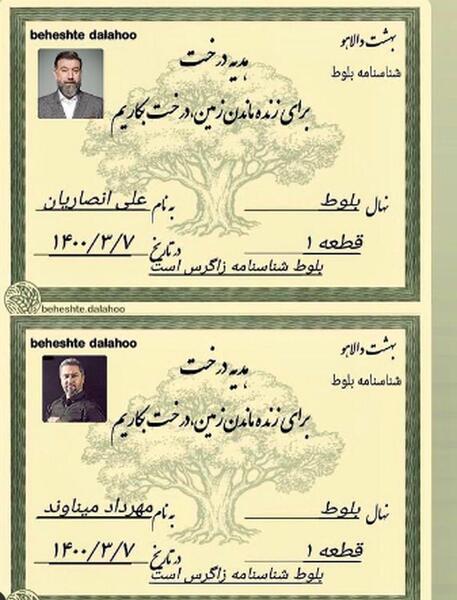 عکس شناسنامه علی انصاریان