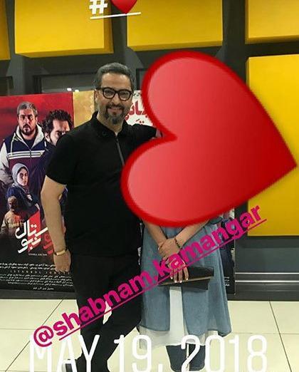 عکس همسر و فرزند مهرداد میناوند