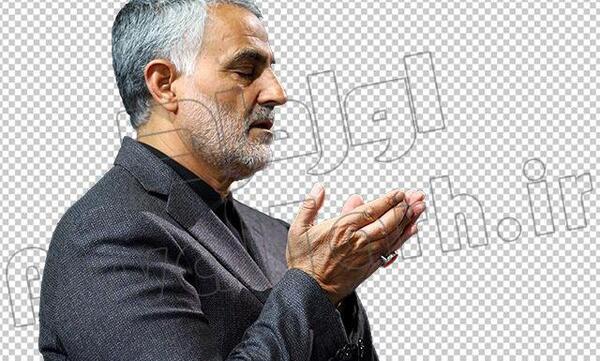 عکس png حاج قاسم سلیمانی