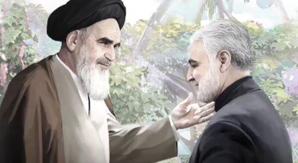 عکس سردار و امام