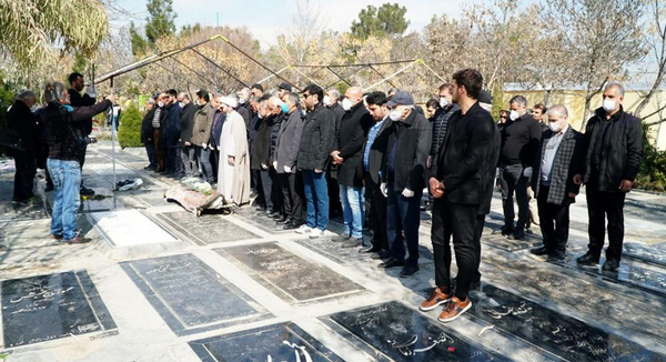 عکس مراسم تشییع علی ابوالحسنی