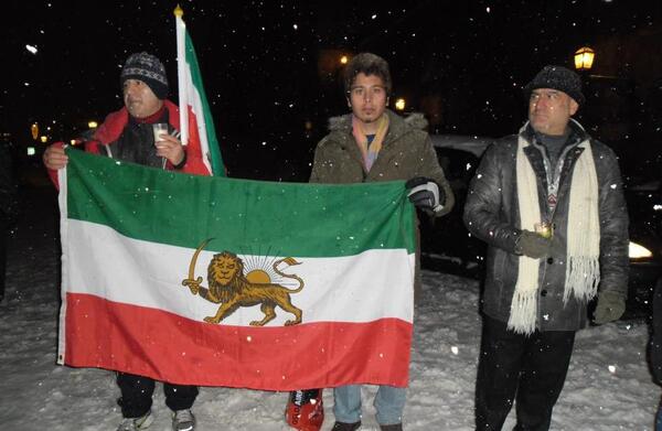 عکس ضد انقلاب پرچم ایران