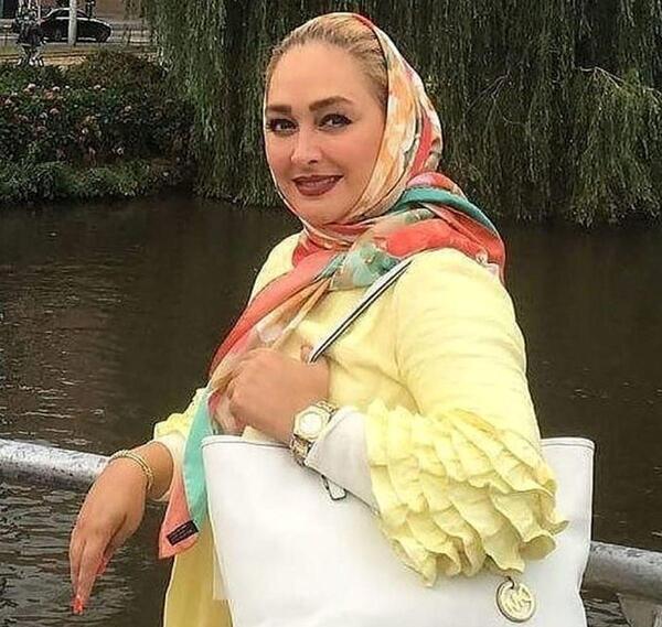 عکس الهام حمیدی با آرایش غلیظ