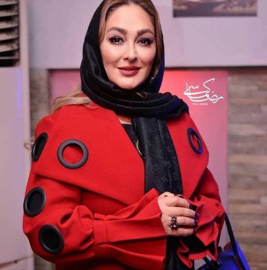 عکس الهام حمیدی با آرایش غلیظ