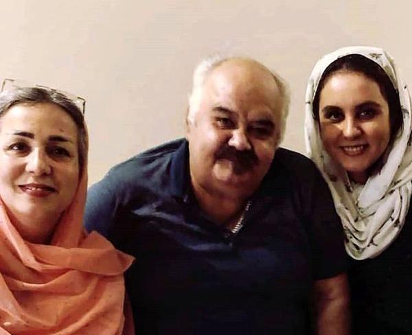 عکس اکبر عبدی و همسرش ودخترش