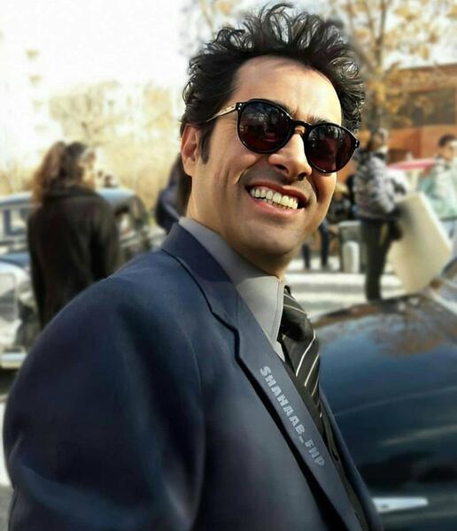عکس شهاب حسینی با عینک