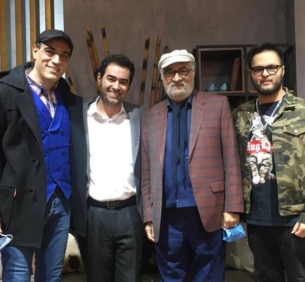 عکس شهاب حسینی با عینک