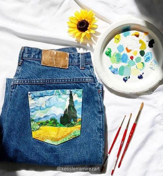 عکس ایده برای نقاشی روی پارچه