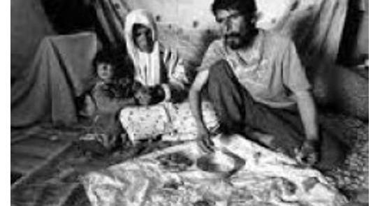 عکس سفره ی خالی